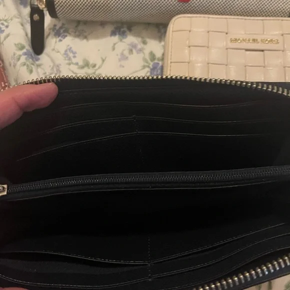 Coach Black Zip-Around Wallet - Picture 3 of 3